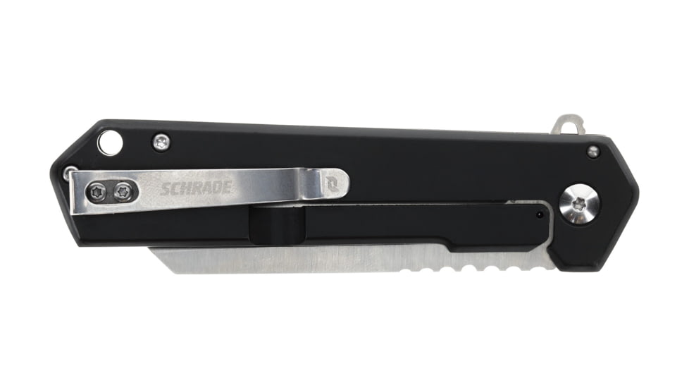 Schrade Lateral Folding Knive, AUS-10 Steel, G10 Handle, Tan, 1159291