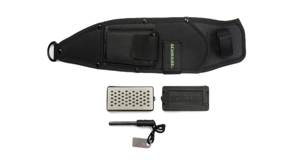 Schrade Mini-Bolo II Machete, 12in, 3Cr13MoV Stainless Steel Blade, 7.25in, Rubber Handle, 1100056