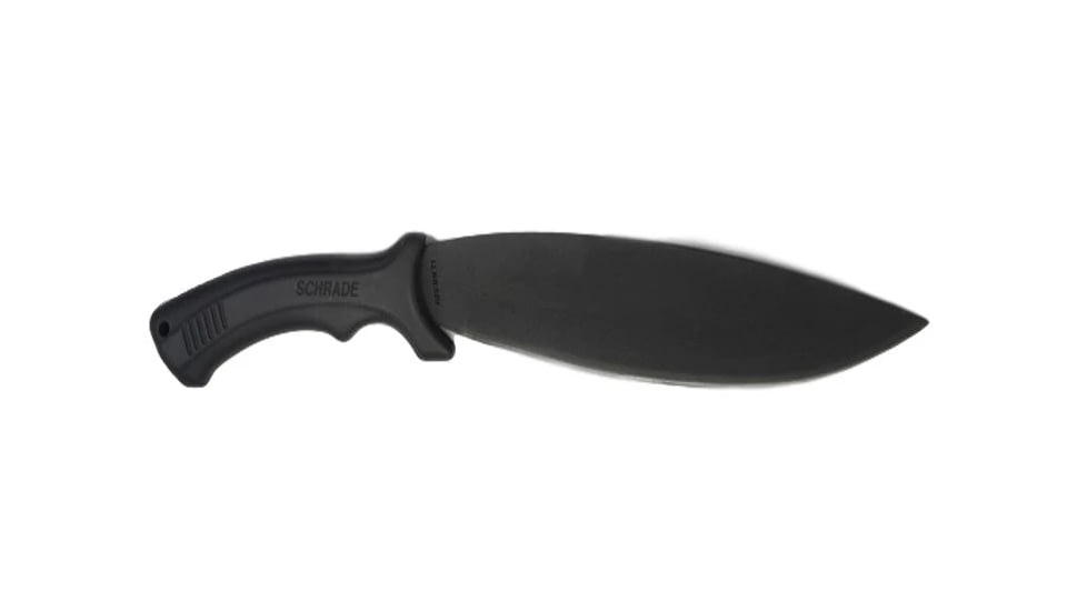 Schrade Mini-Bolo II Machete, 12in, 3Cr13MoV Stainless Steel Blade, 7.25in, Rubber Handle, 1100056