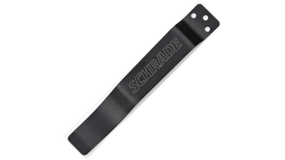 Schrade Pocket Clip, Black SS Construction, 3 1/8in Overall, S100