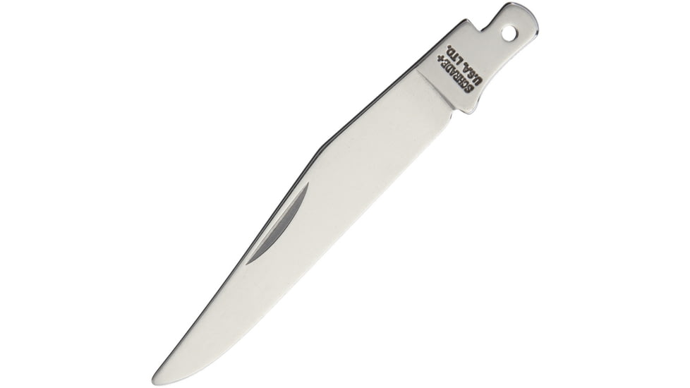 Schrade S673 Knife Blade - Replacement Blades, 3.5in Overall, Mirror SS Clip Point Blade, S673