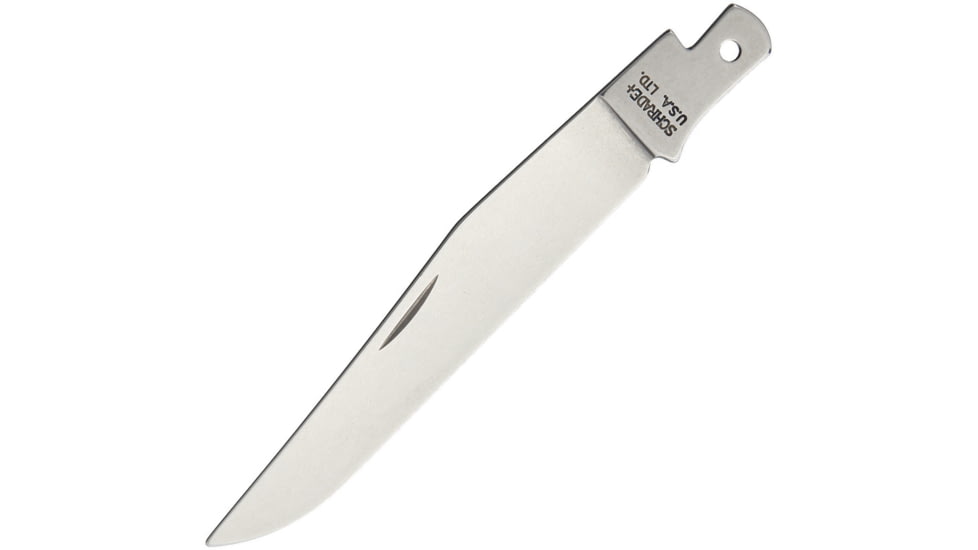 Schrade S697 Knife Blade - Replacement Blades, 3.5in Overall, Mirror SS Clip Point Blade, S697