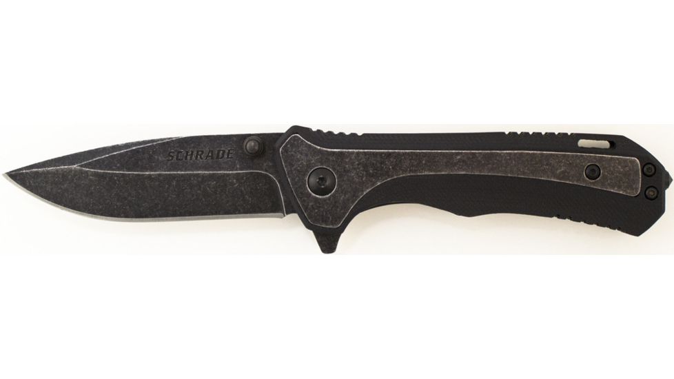 Schrade SCH501, G10 Handle, Stonewash Plain, SCH501