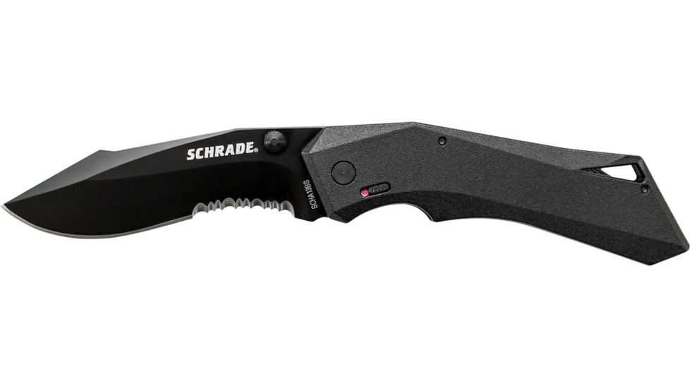 Shiznit M.A.G.I.C. Assisted Opening Liner Lock Folding Knife, Black / Silver, Medium