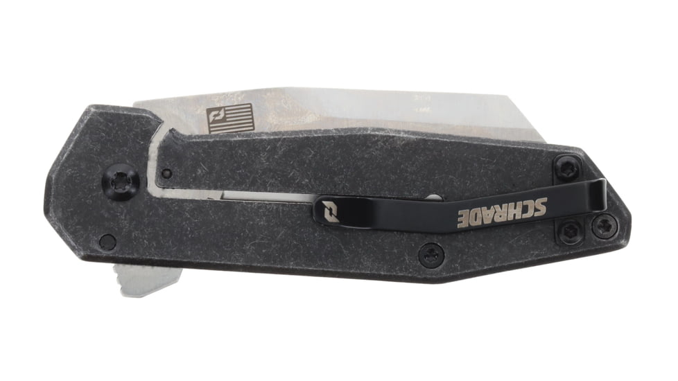 Schrade Slyte Folding Knife, D2 Blade, Stainless Steel Handle, 1136251