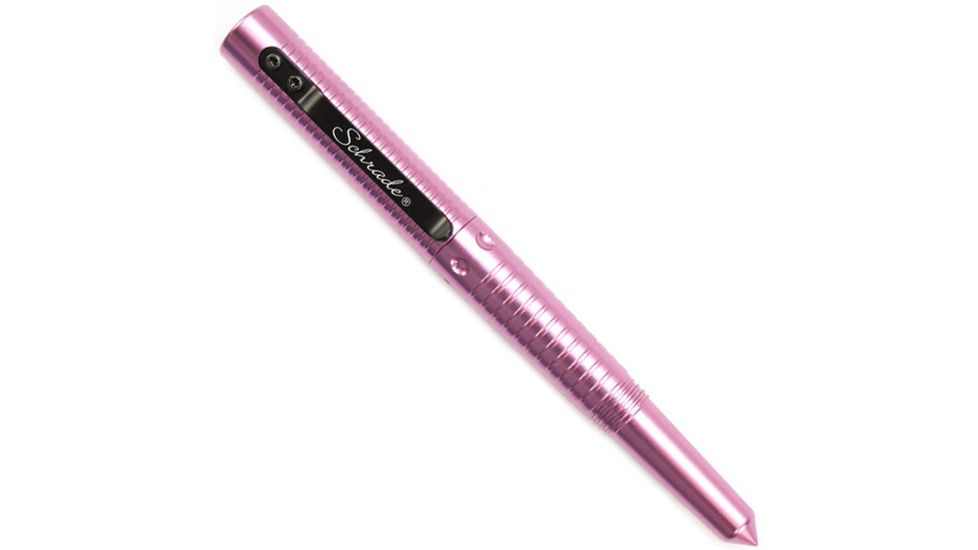 Schrade Tactical Pen w/Survival Whistle, Pink, SCPEN6P