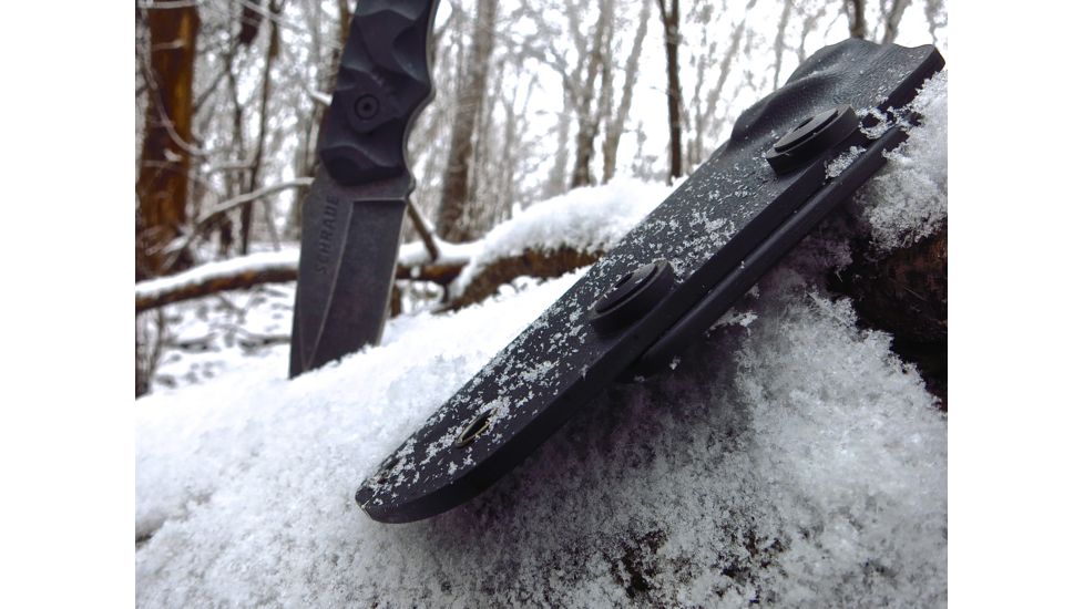 Schrade Full Tang Fixed Blade Knife,3.4in Steel Drop Point Blade,G-10 Handle,Clam Package SCHF14CP