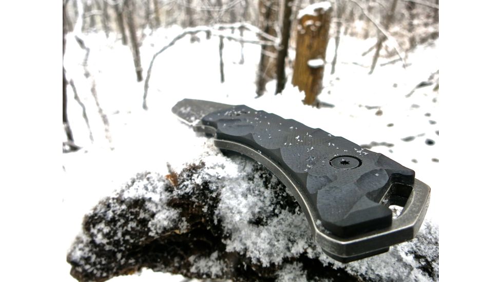 Schrade Full Tang Fixed Blade Knife,3.4in Steel Drop Point Blade,G-10 Handle,Clam Package SCHF14CP