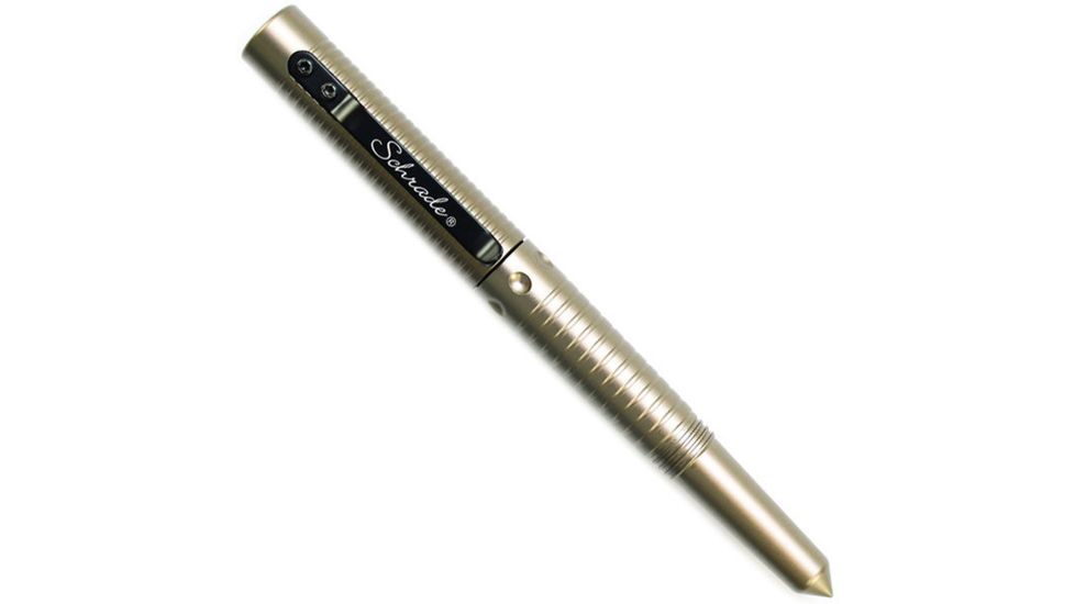 Schrade Tactical Pen w/Survival Whistle, Silver, SCPEN6S