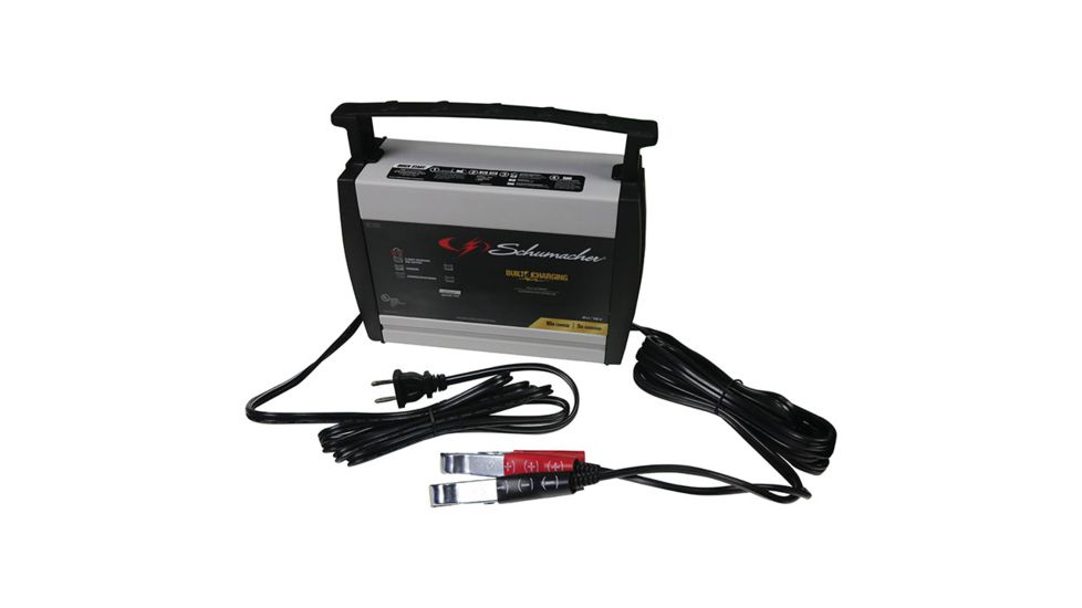 Schumacher 10 Amp Charger, English Only, Black SC1303