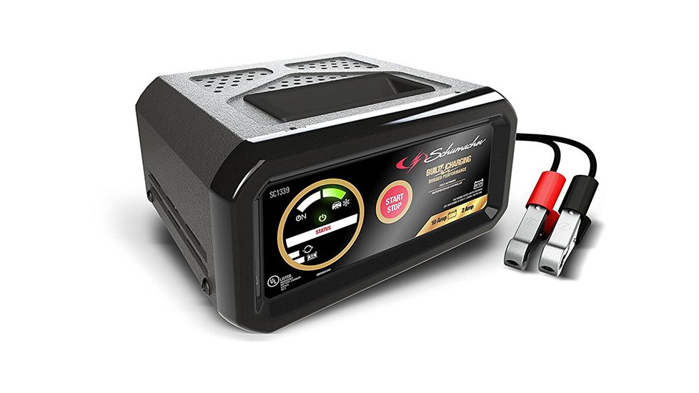 Schumacher 10A 12V Doe Battery Charger, Black SC1339