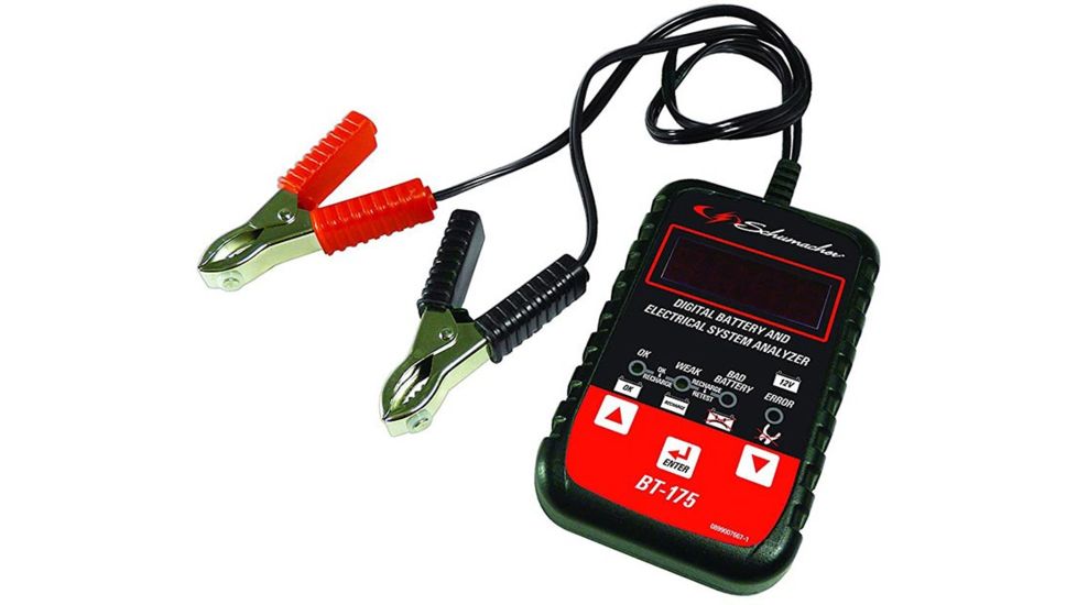 Schumacher 12V Battery Tester, Black BT175