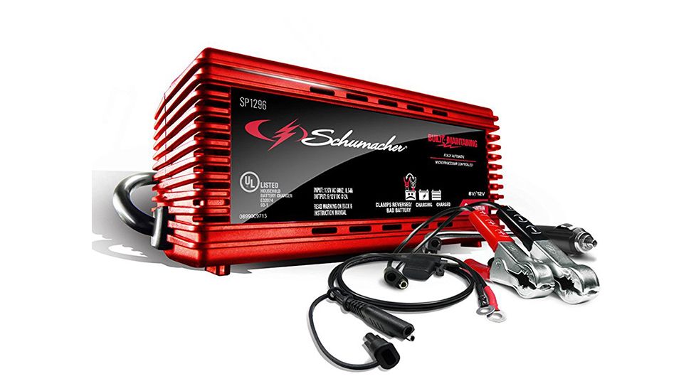 Schumacher 2A Powersport Charger/Maintainer Chassis, Black SP1296