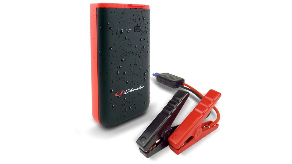Schumacher 400 Amp Water-Resistant Lithium Ion Jump Starter/ Power Pack, Black/Red SL1311