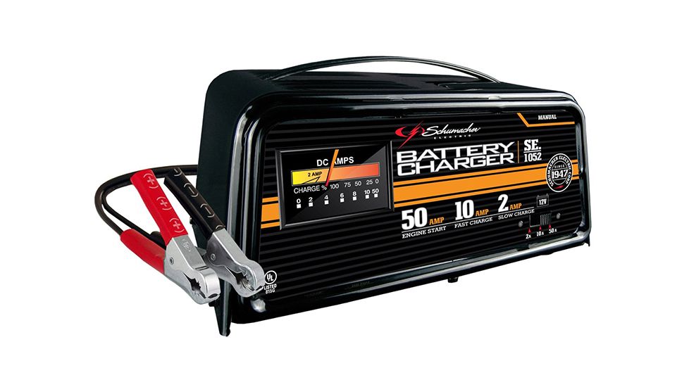 Schumacher 50/10/2 Amp Manual Starter/Charger, Black SE1052