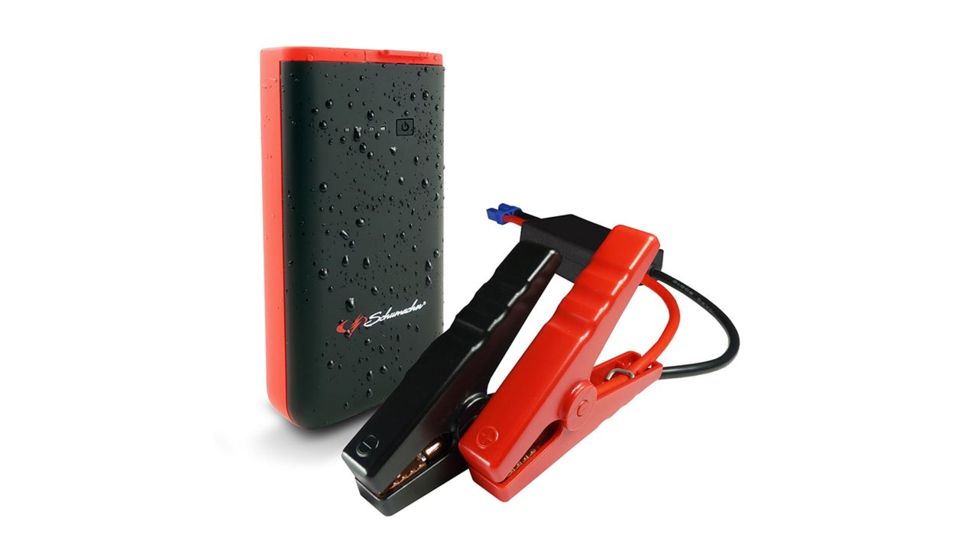 Schumacher 600 Amp Water-Resistant Lithium Ion Jump Starter/ Power Pack, Black/Red SL1313