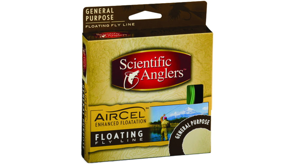 Scientific Anglers AirCel L-5-F Floating Fly Line Level Light Green, 153143
