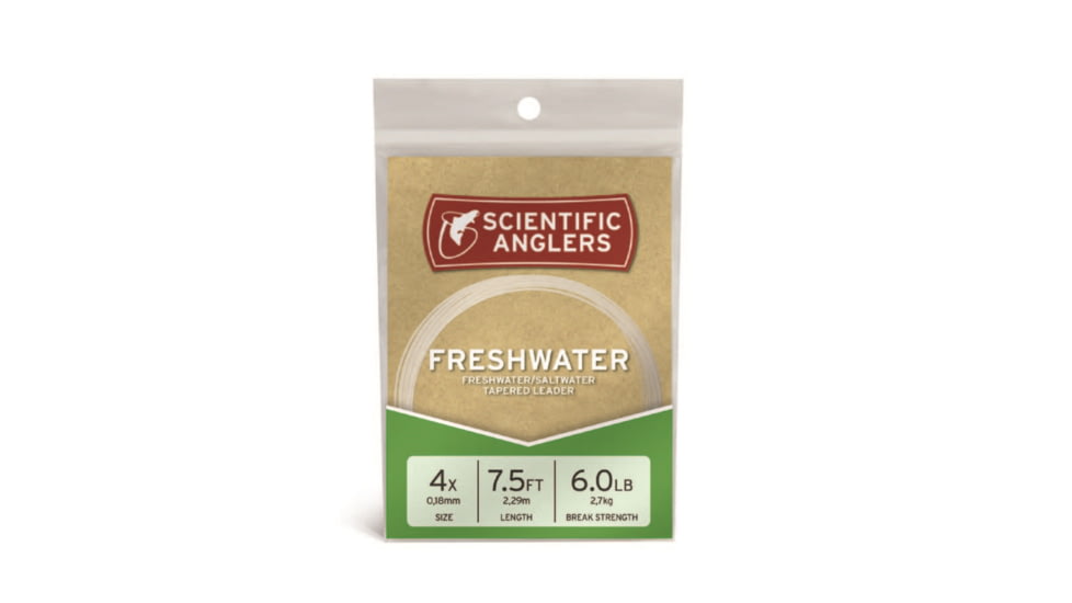 Scientific Anglers Freshwater Nylon Leaders Single Pack 9 0X, 130745