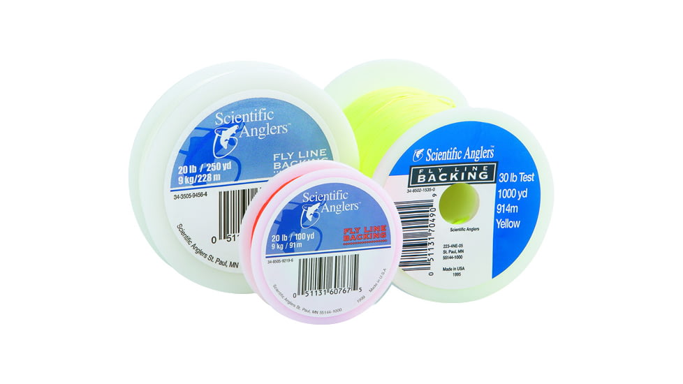 Scientific Anglers Number 20 250yd Backing Yellow Clam, 704879