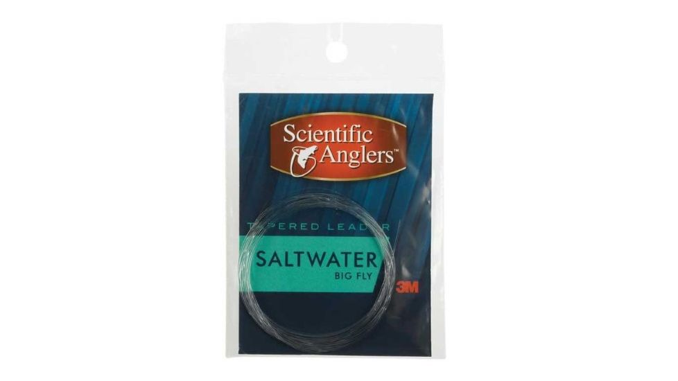 Scientific Anglers Prem 8ft Saltwater Leaders -2 Pc 16# Clear 511707