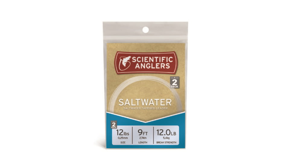 Scientific Anglers Saltwater Nylon Leaders 2 Pack 20lb, 131063