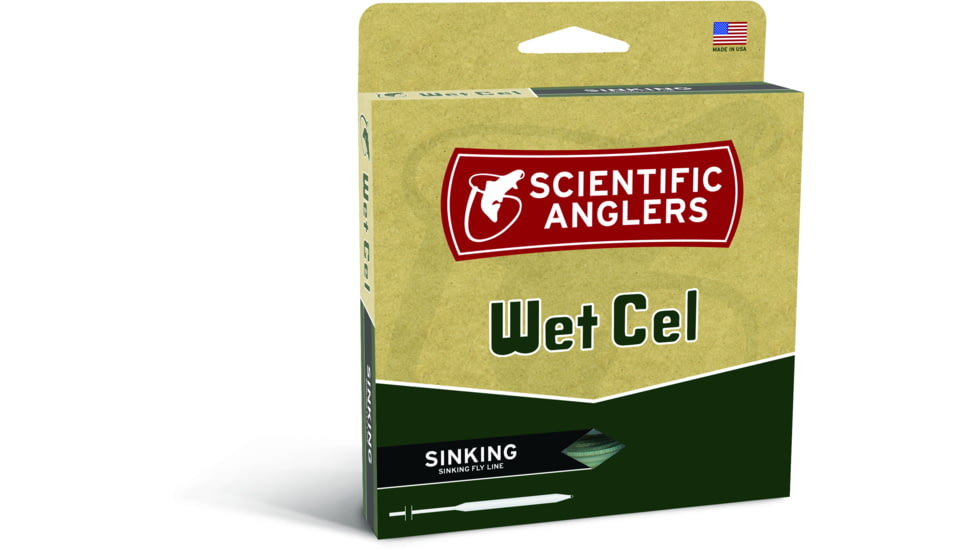 Scientific Anglers WetCel WF 6-S Sinking Fly Line Type IV Weight Forward Charcoal, 112314