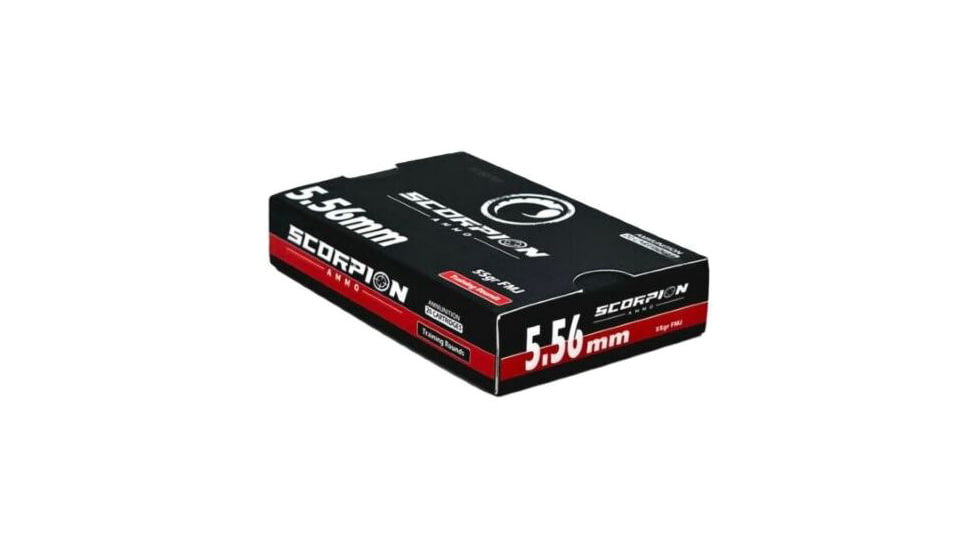 Scorpion 5.56x45 55gr Fmj 20rd 25bx/cs