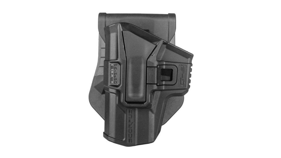 Scorpus M1 Level 1 Retention OWB Belt/Paddle Holster, Glock 20, Left Hand, Black, SC-G21SLHB