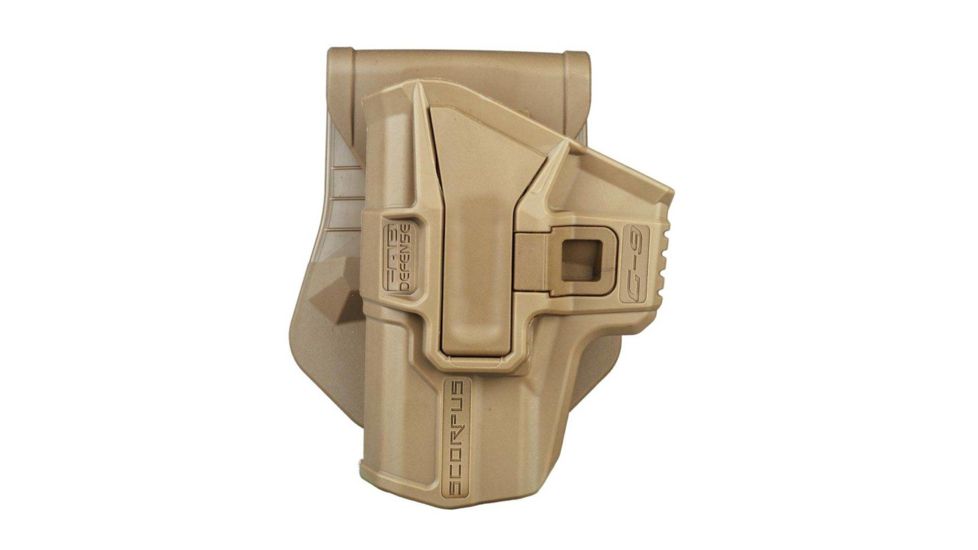 Scorpus M1 Level 1 Retention OWB Belt/Paddle Holster, Glock 20, Left Hand, Flat Dark Earth, SC-G21SLHT