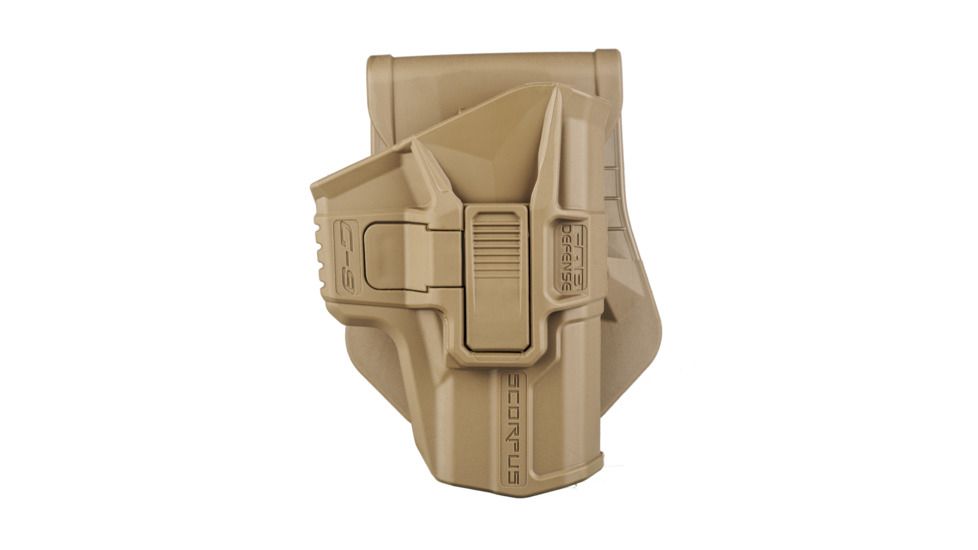 Scorpus M1 Level 2 Retention OWB Belt/Paddle Holster, G-9R, Glock 17/19/26, Right Hand, Flat Dark Earth, SC-G9RT