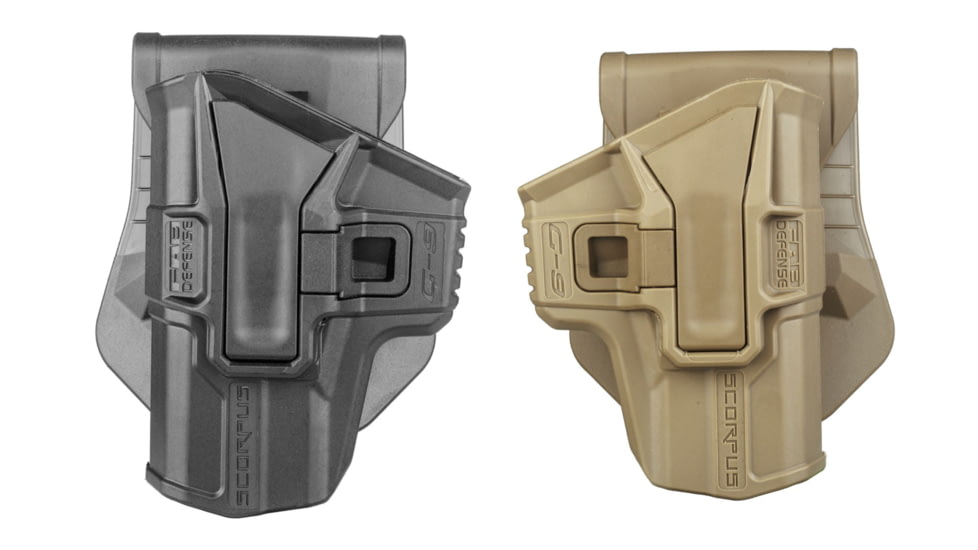 Scorpus M1 Level 2 Holster, Black, Flat Dark Earth