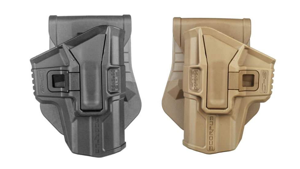 Scorpus M1 Paddle/Belt Level 1 Holster, Black, Flat Dark Earth