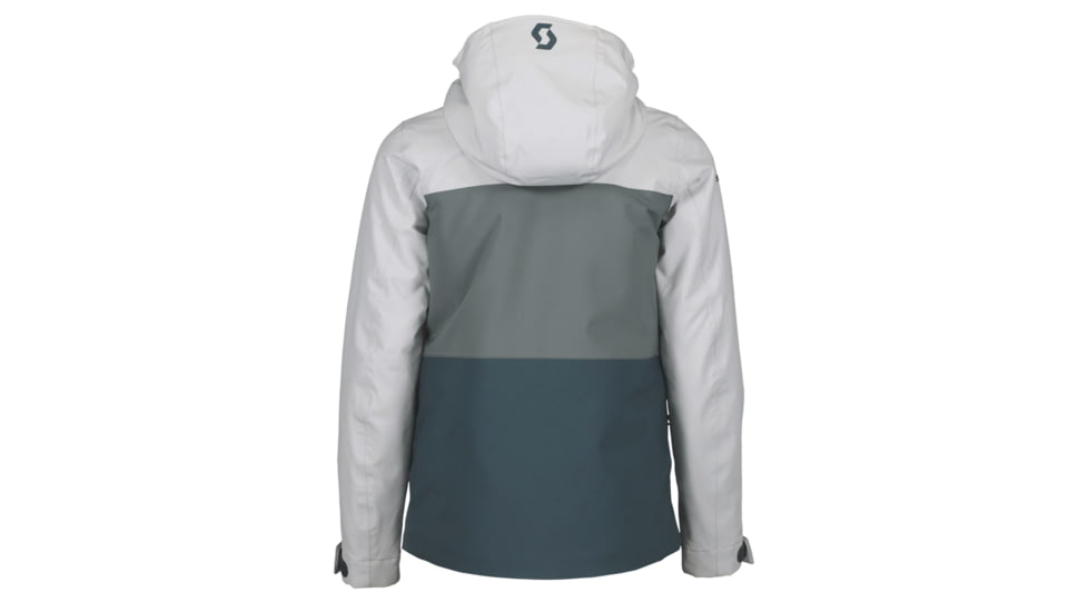 SCOTT B Ultimate Dryo 10 Junior Jacket, Light Grey/Grey Green, Small, 2918737393006