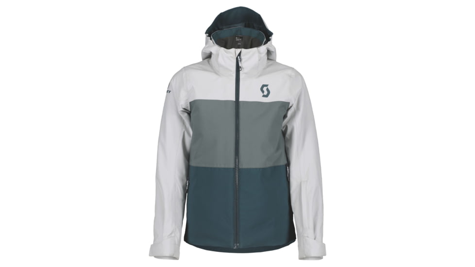 SCOTT B Ultimate Dryo 10 Junior Jacket, Light Grey/Grey Green, Small, 2918737393006