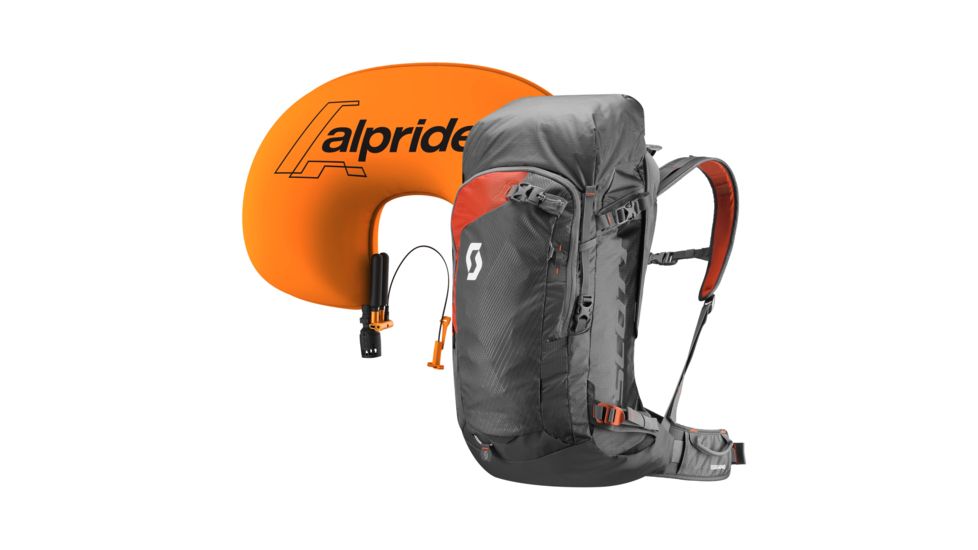 SCOTT Backcountry Guide AP 40L Kit, Dark Grey/Burnt Orange, 2542455237815