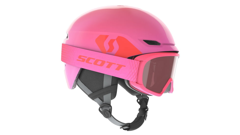 SCOTT Combo Keeper 2 Plus w/ Witty - Junior, High Viz Pink, Medium, 2879796634007