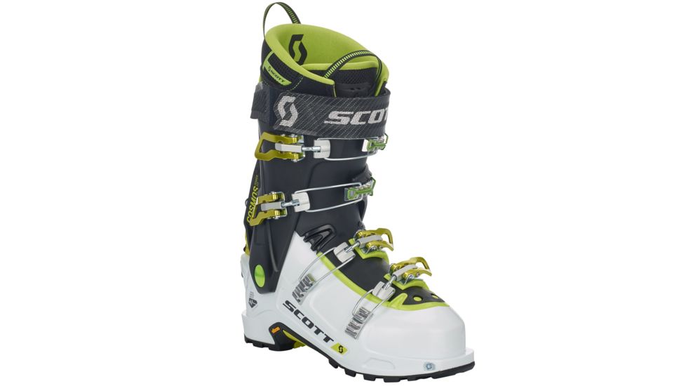 SCOTT Cosmos III Ski Boot, White/Black/Green, 28.5, 2723211035024