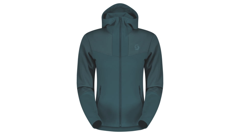 SCOTT Defined Mid Hoody Jacket - Womens, Aruba Green, 2XS, 2918337334005