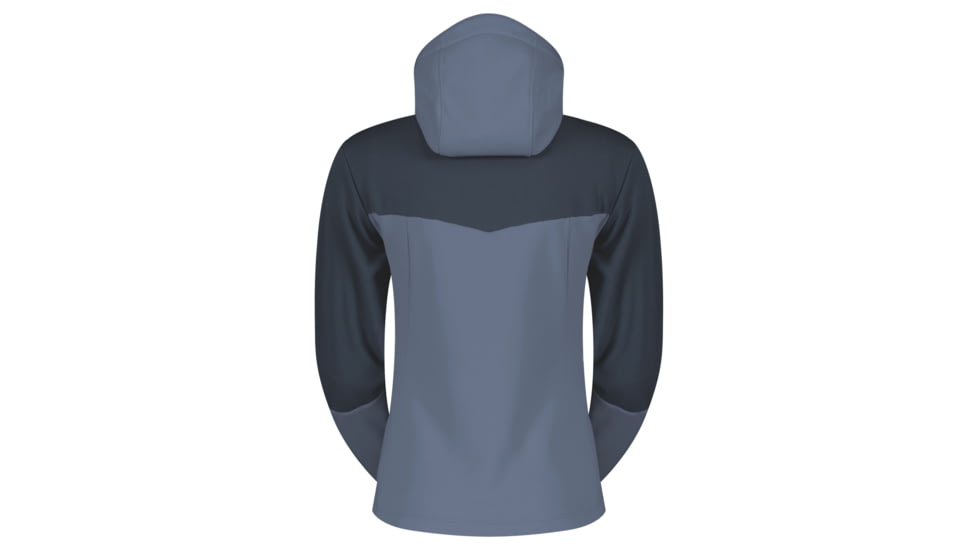 SCOTT Defined Mid Hoody Jacket - Womens, Metal Blue/Dark Blue, Medium, 2918337378008
