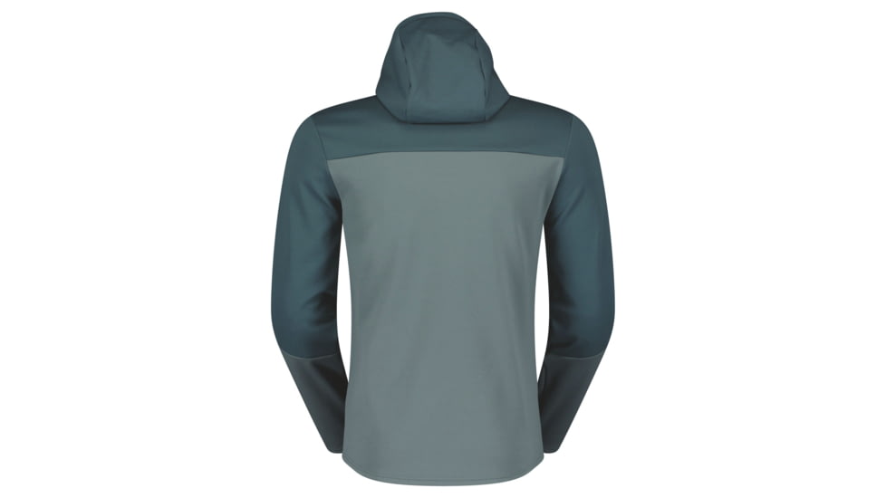 SCOTT Defined Mid Hoody - Mens, Aruba Green/Grey Green, Extra Large, 2918127365009
