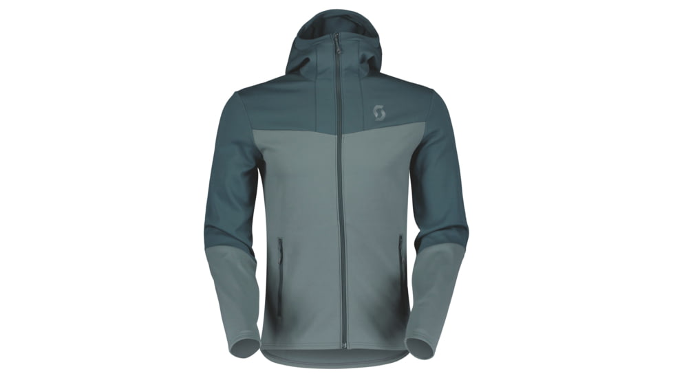 SCOTT Defined Mid Hoody - Mens, Aruba Green/Grey Green, Extra Large, 2918127365009
