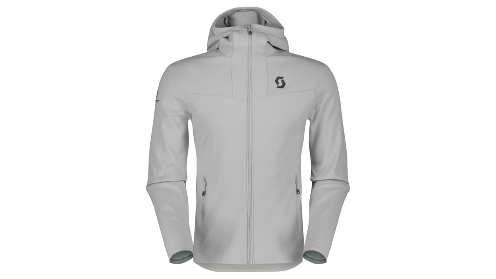 SCOTT Defined Mid Hoody - Mens, Light Grey, Large, 2918120177008