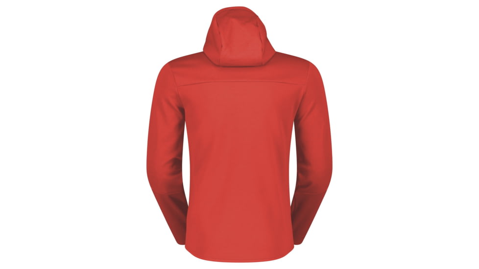 SCOTT Defined Mid Hoody - Mens, Magma Red, Medium, 2918127373007