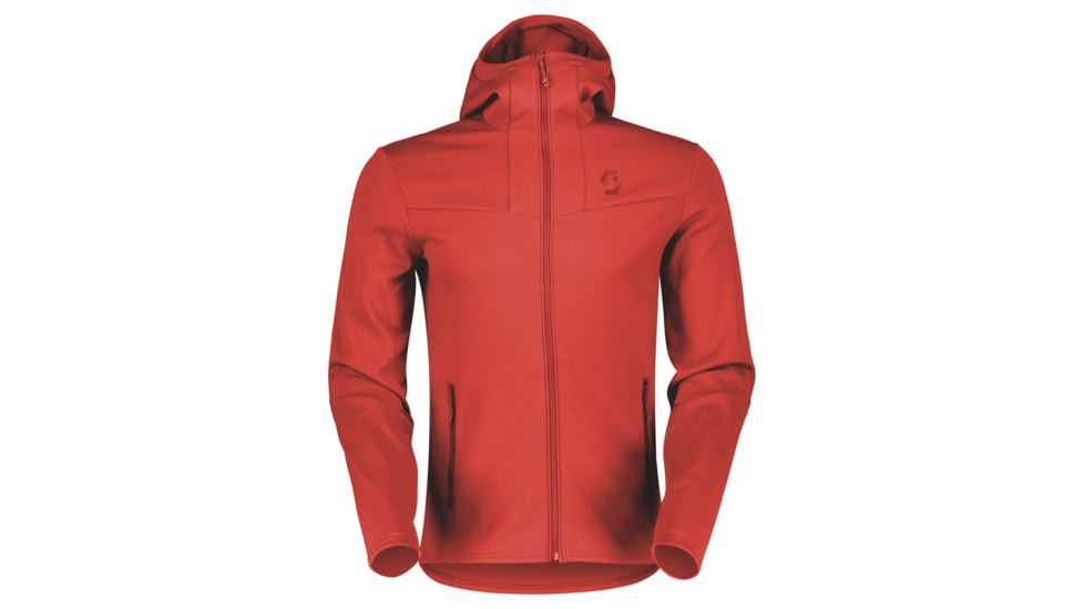 SCOTT Defined Mid Hoody - Mens, Magma Red, Medium, 2918127373007