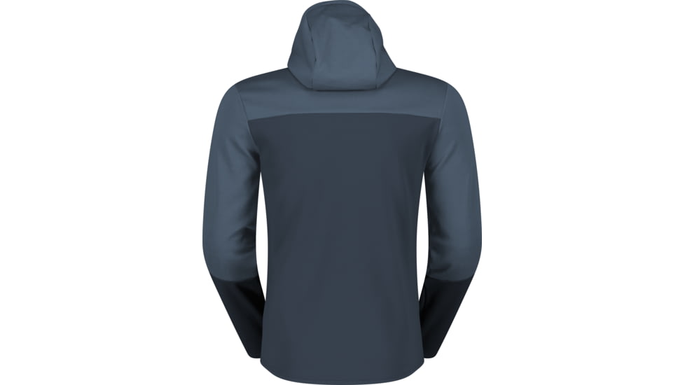SCOTT Defined Mid Hoody - Mens, Metal Blue/Dark Blue, Extra Large, 2918127378009
