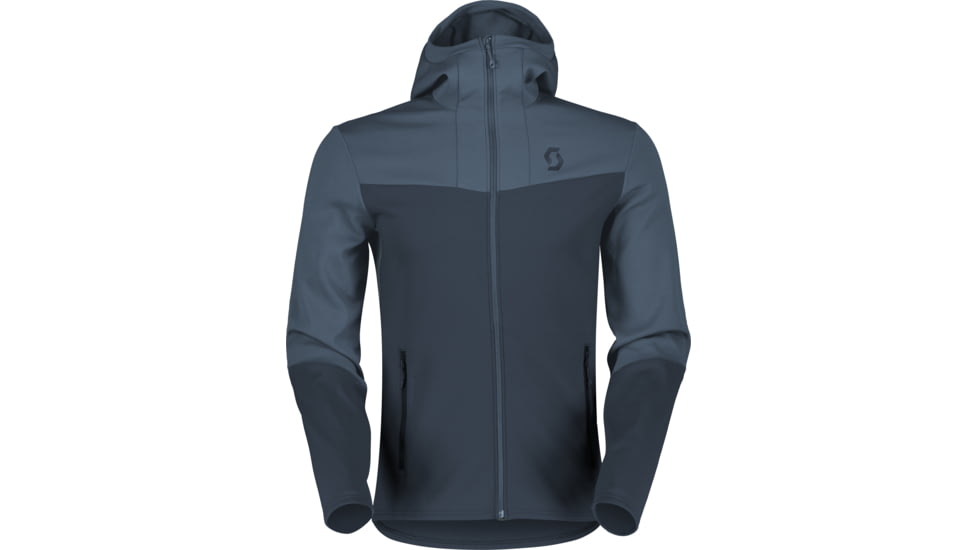 SCOTT Defined Mid Hoody - Mens, Metal Blue/Dark Blue, Extra Large, 2918127378009