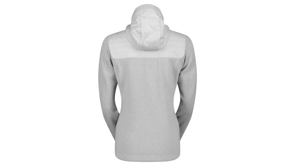SCOTT Defined Optic Hoody Jacket - Womens, Grey Melange, Medium, 2838011920008