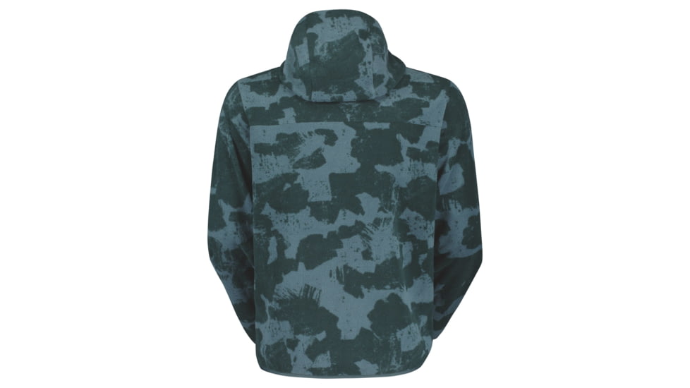 SCOTT Defined Original Fleece PO Hoodie - Mens, Aruba Green Print, Medium, 2918097363007