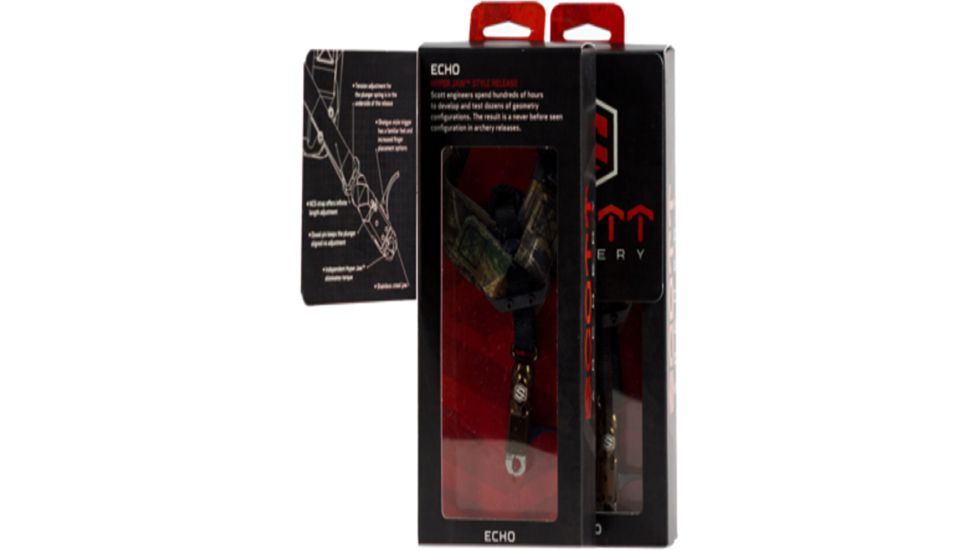 Scott Archery Echo Release Camo NCS Buckle, Realtree Xtra, 5001BS2-LB