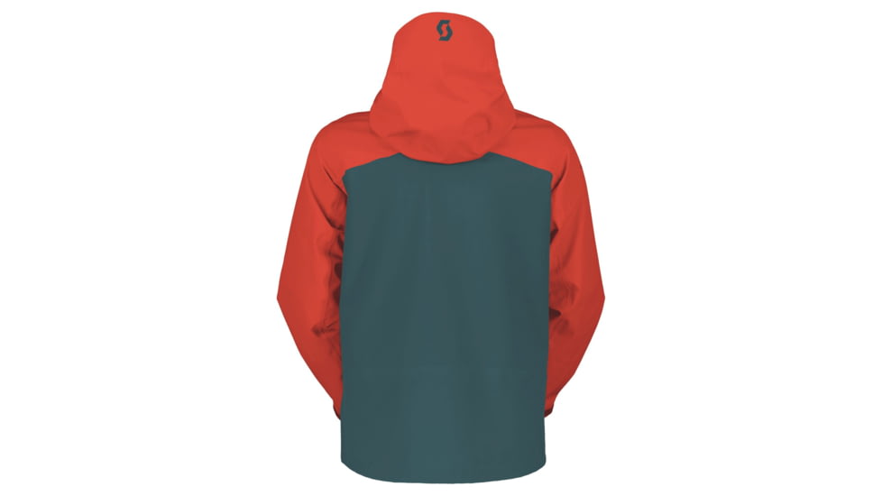 SCOTT Explorair 3L Jacket - Mens, Magma Red/Aruba Green, Small, 2837517374006